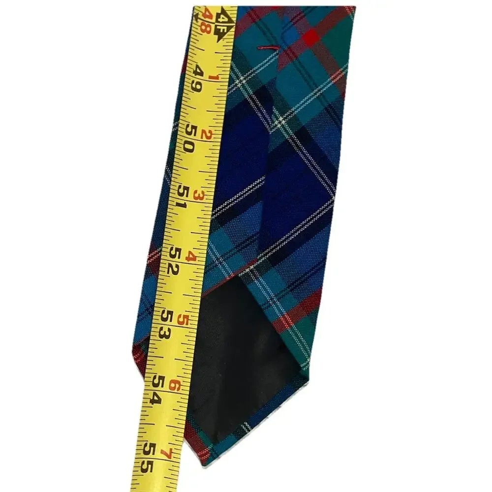 PENDLETON Plaid Men's Tie 100% Wool Made in USA 3”x 55”